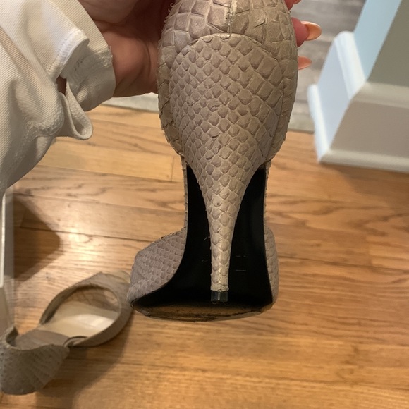 Authentic Christian Dior python peep toe - Picture 9 of 10